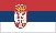 Flagge Serbien