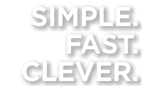Simple. Fast. Clever.